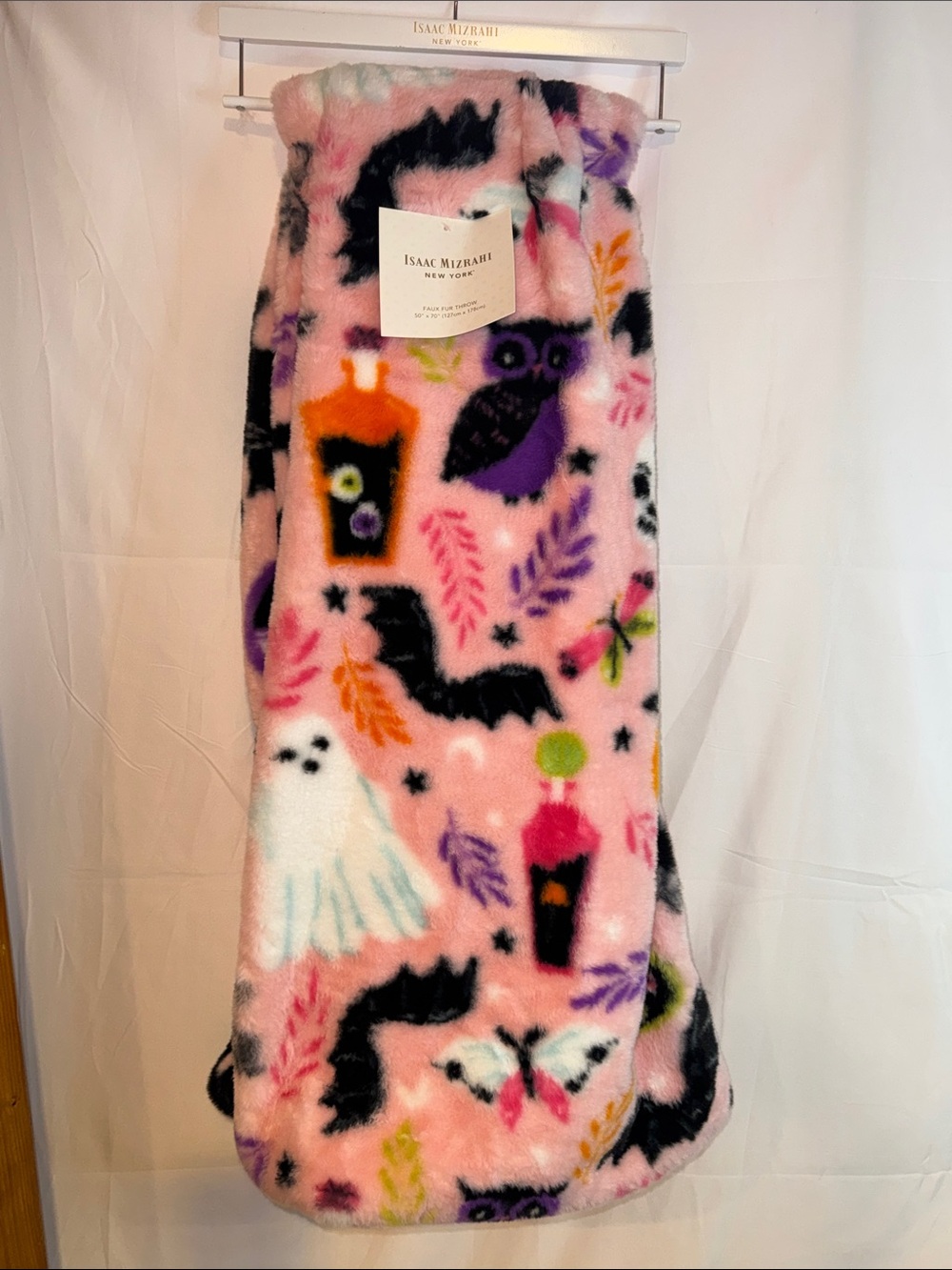 Isaac Mizrahi New York Halloween throw blanket